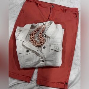 3 for $25 bundle Gloria Vanderbilt/Capri with old navy Jean jacket